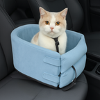 Pet Booster Seat Padded Safety Buckle Universal Console Fit