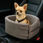 Pet Booster Seat Padded Safety Buckle Universal Console Fit