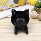 Pet Bowl Cat-Ear Angled Food-Grade Wheat Straw