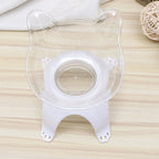 Pet Bowl Cat-Ear Angled Food-Grade Wheat Straw