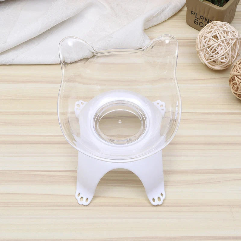Pet Bowl Cat-Ear Angled Food-Grade Wheat Straw