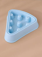 Pet Bowl Slow-Feed Cartoon Pizza Easy-Clean