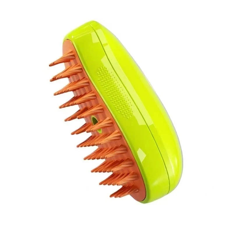 Pet Brush De-Shedding Fine-Tooth Ergonomic Grip