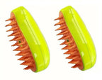 Pet Brush De-Shedding Fine-Tooth Ergonomic Grip