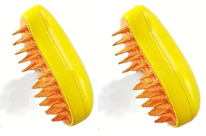 Pet Brush De-Shedding Fine-Tooth Ergonomic Grip