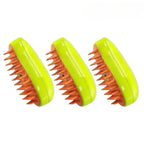 Pet Brush De-Shedding Fine-Tooth Ergonomic Grip