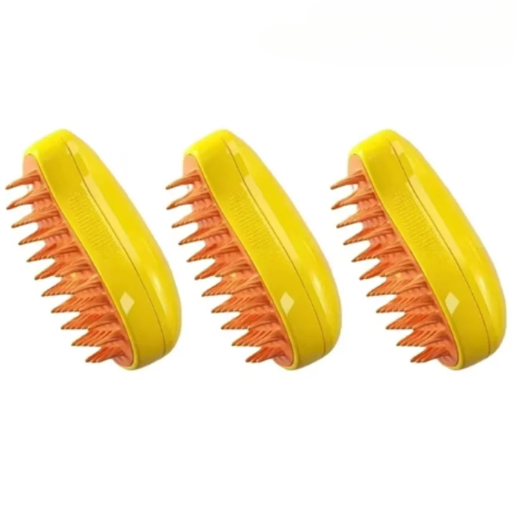 Pet Brush De-Shedding Fine-Tooth Ergonomic Grip