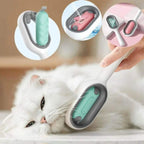 Pet Brush Dual-Action Soft Silicone Water Tank