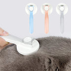 Pet Brush One-Button Self-Cleaning Stainless Steel Bristles