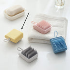 Pet Brush Soothing Massage Soft TPR Wet & Dry