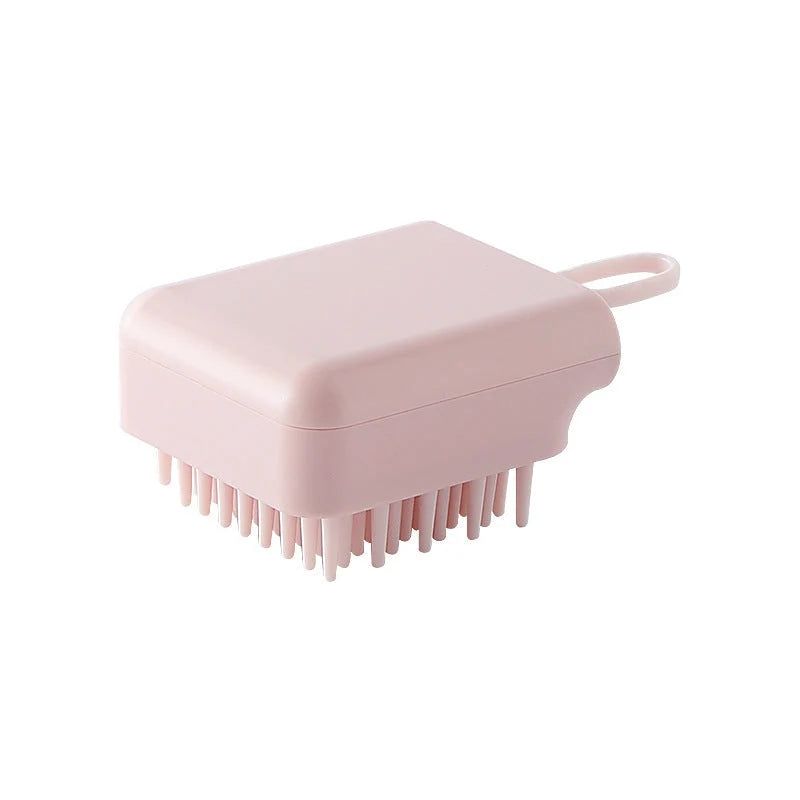 Pet Brush Soothing Massage Soft TPR Wet & Dry