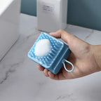 Pet Brush Soothing Massage Soft TPR Wet & Dry