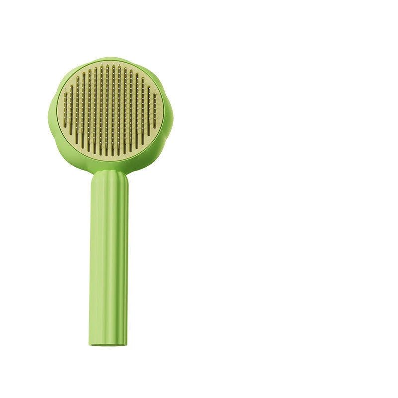 Pet Brush Sunflower Head Stainless Steel Needles & Ergonomic Handle