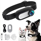 Pet Camera Collar Magnetic Mount 1080p Night Vision