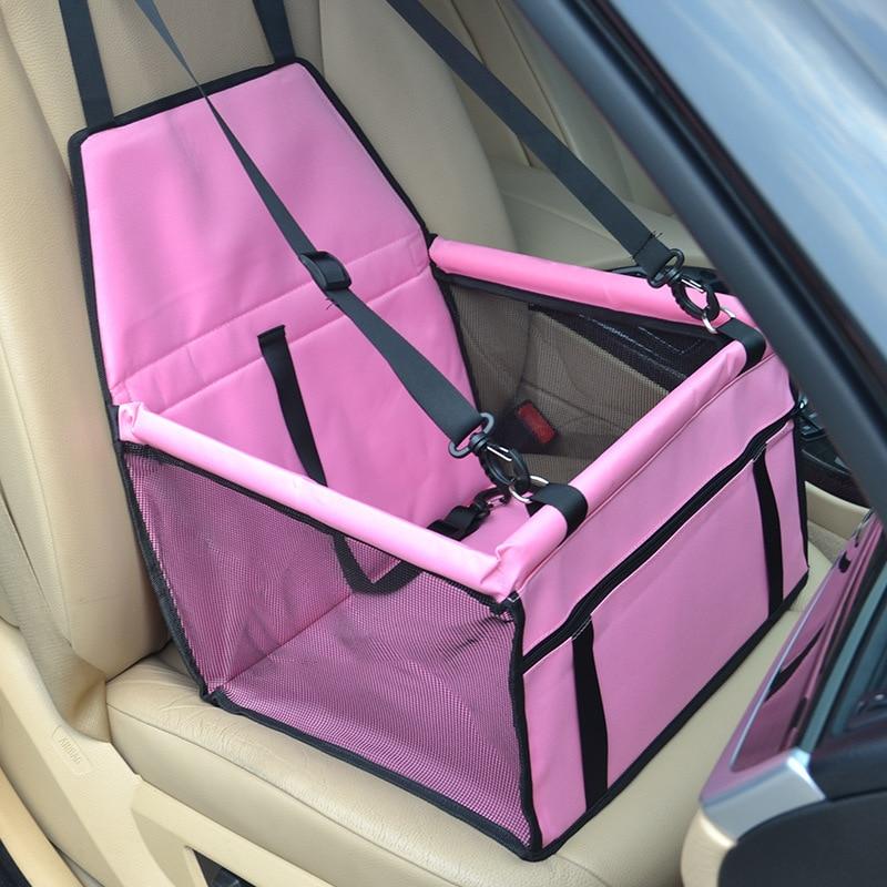 Pet Car Safety Seat Secure Harness Cushioned Nylon Bed