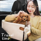 Pet Car Seat Armrest Booster Four-Sided Safety