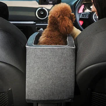 Pet Car Seat Armrest Booster Four-Sided Safety