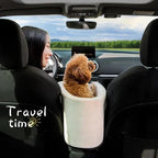 Pet Car Seat Armrest Booster Four-Sided Safety