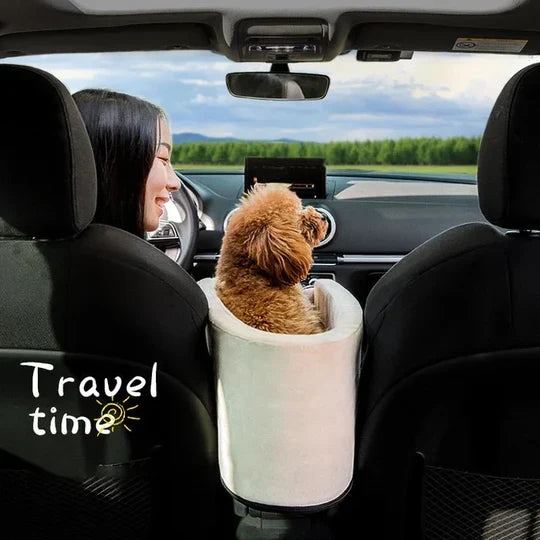 Pet Car Seat Armrest Booster Four-Sided Safety