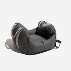 Pet Car Seat Bed Adjustable Safety Straps Reversible Cushion