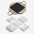 Pet Car Seat Bed Adjustable Safety Straps Reversible Cushion