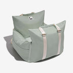 Pet Car Seat Bed Adjustable Safety Straps Reversible Cushion