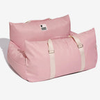 Pet Car Seat Bed Adjustable Safety Straps Reversible Cushion