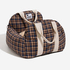 Pet Car Seat Bed Adjustable Safety Straps Reversible Cushion
