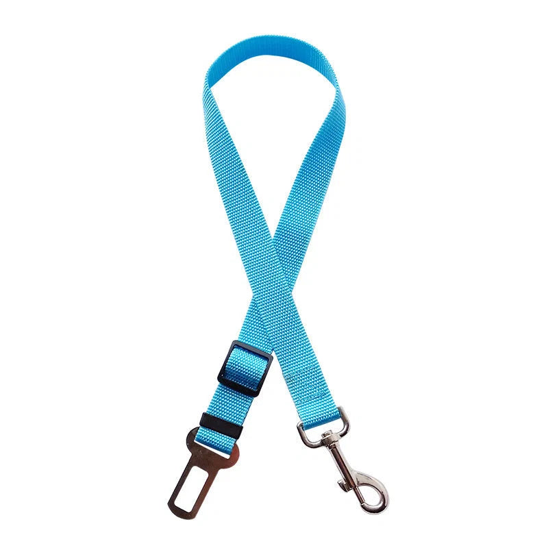 Pet Car Seat Belt Adjustable Nylon Swivel Snap