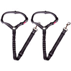 Pet Car Seat Belt Elastic Shock-Absorbing Adjustable & Reflective