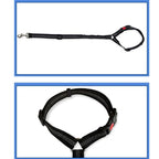 Pet Car Seat Belt Elastic Shock-Absorbing Adjustable & Reflective
