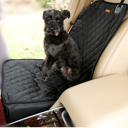 Pet Car Seat Cover Waterproof Quilted Padding Secure Fit