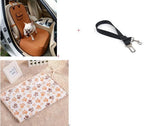 Pet Car Seat Cushion 2-in-1 Waterproof Nylon Adjustable Strap