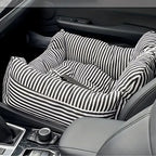 Pet Car Seat Dual-Layer Cushion & Non-Slip Base