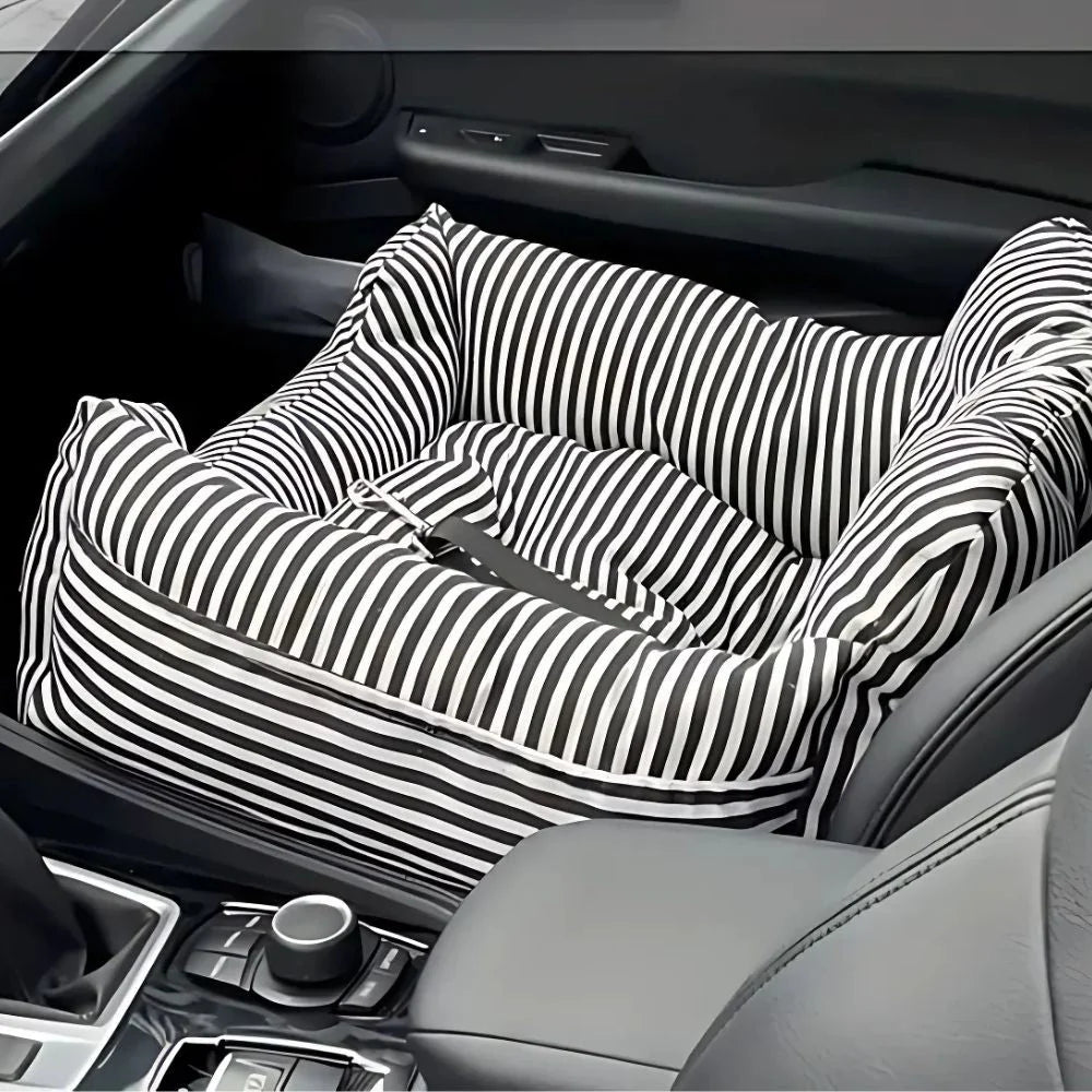 Pet Car Seat Non-Slip PVC Base Dual-Layer Cushioning