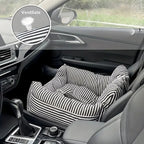 Pet Car Seat Non-Slip PVC Base Dual-Layer Cushioning