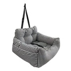 Pet Car Seat Non-Slip PVC Base Dual-Layer Cushioning