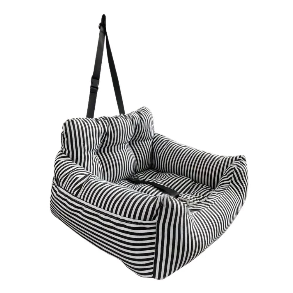 Pet Car Seat Non-Slip PVC Base Dual-Layer Cushioning