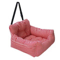 Pet Car Seat Non-Slip PVC Base Dual-Layer Cushioning