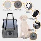 Pet Car Seat Waterproof Secure Fit