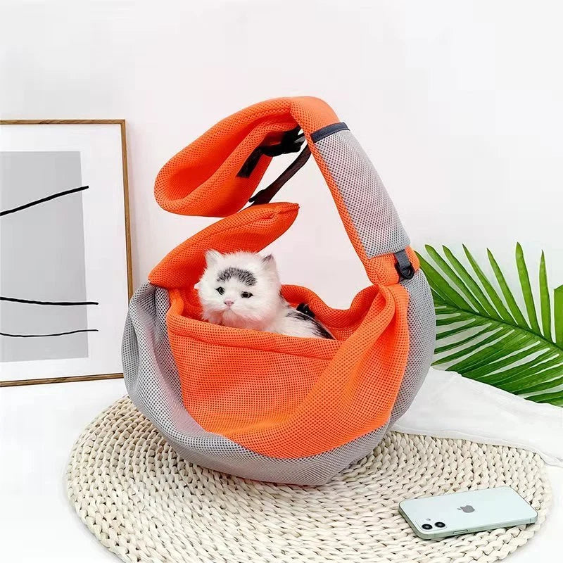 Pet Carrier Backpack Breathable Mesh & Adjustable Straps
