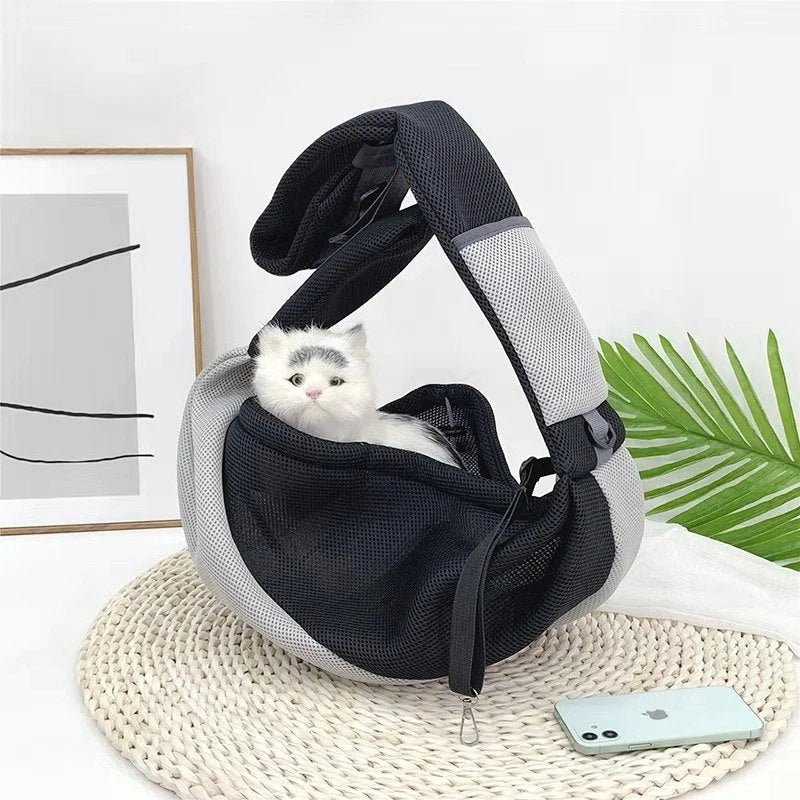 Pet Carrier Backpack Breathable Mesh & Adjustable Straps