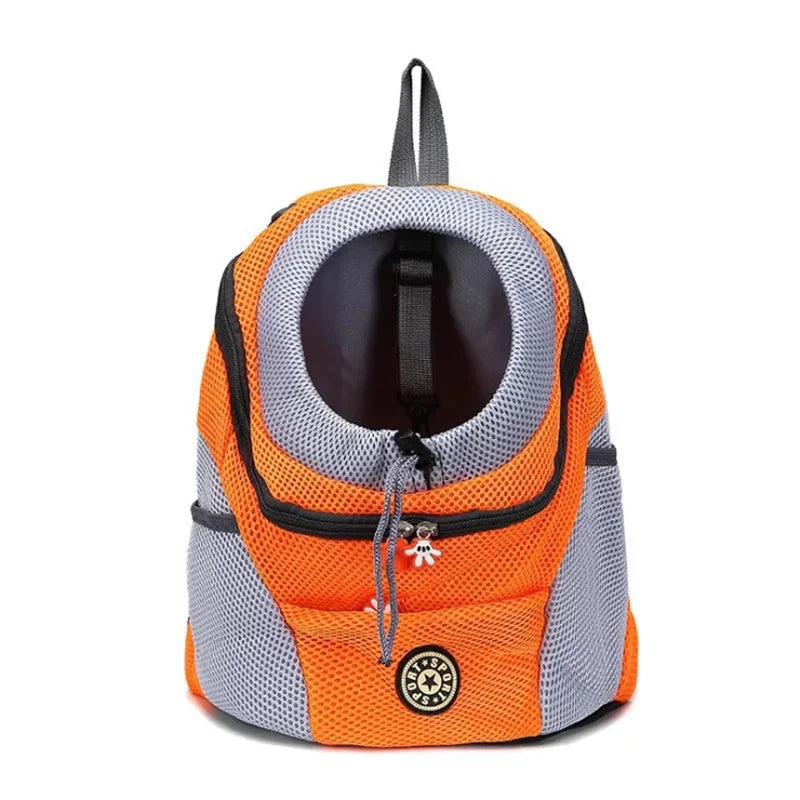 Pet Carrier Backpack Breathable Mesh Hands-Free Durable Nylon