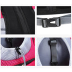 Pet Carrier Backpack Breathable Mesh Hands-Free Durable Nylon