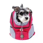Pet Carrier Backpack Breathable Mesh Hands-Free Durable Nylon
