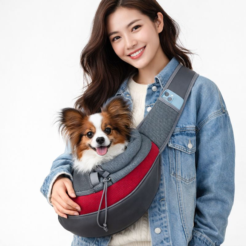Pet Carrier Backpack Ergonomic Breathable Mesh Padded Interior