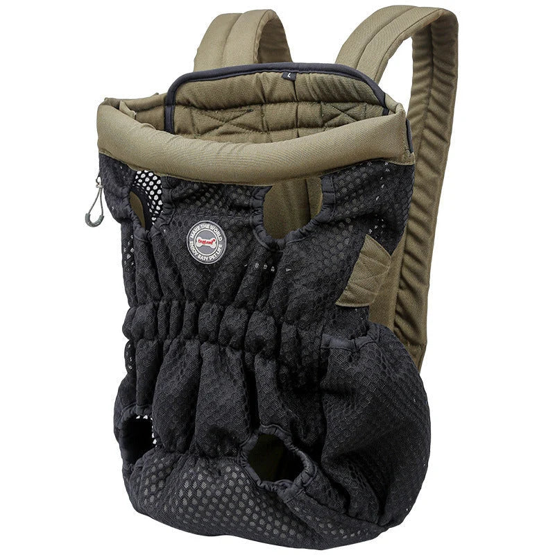 Pet Carrier Backpack Legs-Out Breathable Mesh