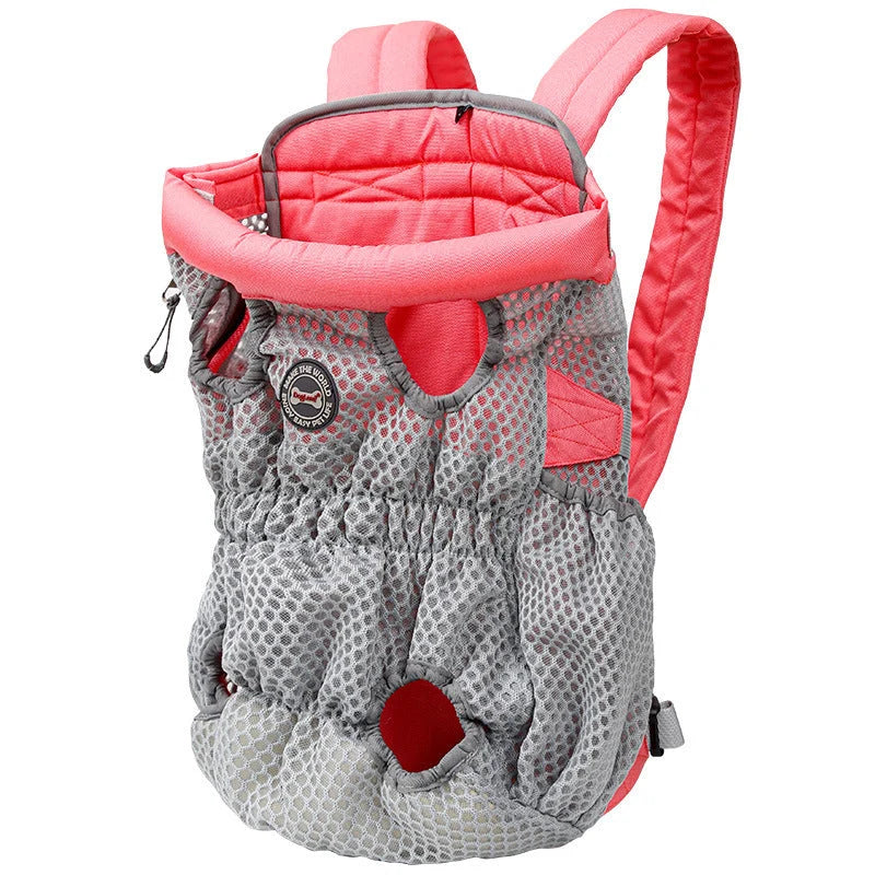 Pet Carrier Backpack Legs-Out Breathable Mesh