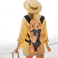 Pet Carrier Backpack Secure Multi-Closure Chest & Back Wearable