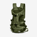 Pet Carrier Backpack Secure Multi-Closure Chest & Back Wearable